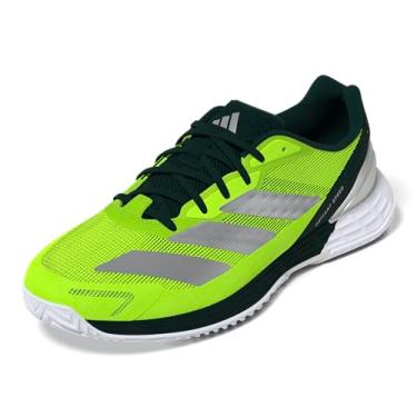 Imagem de adidas Tênis masculino Defiant Speed 2, Limão lúcido/prata metálico/aurora hera, 47