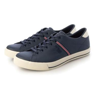 Imagem de MOBUS(モーブス) Tênis unissex casual de malha de nylon repelente de água HOF, Azul ardósia/creme, 39 BR