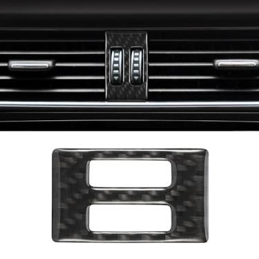 Imagem de WINKA Interior de fibra de carbono compatível com Audi A4 B8 A5 S4 S5 RS4 RS5 capa de moldura de saída de ventilação de ar condicionado para carro console central de carro AC ventilação condicionador