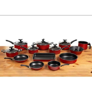 Imagem de Jogo Conjunto Panelas 13 Peças Teflon Antiaderente