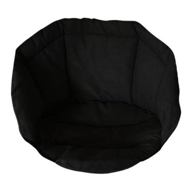 Imagem de Ｂｅｓｇａ Almofada para cadeira de ovo, substituição para cadeira de rede de vime para áreas externas, almofada para de jardim, linho elegante, quintal,