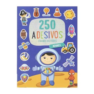 Imagem de Livro Interativo 250 Adesivos Criando Histórias C/ Cenários P/ Persona