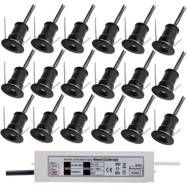 Imagem de Mini Led Downlight Com Transformador De 30w, Holofote De Teto De Cozinha De Quarto 1w 12v Spot Light, Natural, 20x25mm