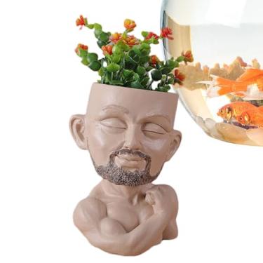 Imagem de Plantadores principais para plantas de interior, vasos frontais para plantas | Vaso para de interior com drenagem | Vaso de flores principal com drenagem para decoração de casa, cactos, planta