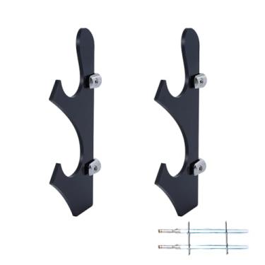 Imagem de UNICRAFTALE 1 conjunto de suporte de sabre de luz preto para exibição de parede, sabre de luz acrílico, suporte de parede, suporte de espada, para espadas de sabre de luz, presente para colecionadores