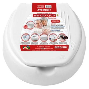 Imagem de Assento Sanitário Elevado Mebuki Rígido - 7,5cm