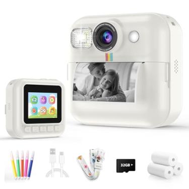 Imagem de Dafotil Câmera De Impressão Instantânea Para Crianças, Presentes Para Meninos E Meninas De 3 A 12 Anos, Câmera Digital Infantil De Vídeo 1080P Com Cartão De 32 Gb, Presentes De Natal E Aniversário P