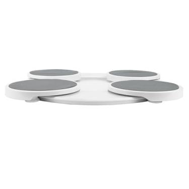 Imagem de Zhjvihx Mesa de Jantar Placa de Servir, Mesa de Jantar Girando Trilhos de Deslizamento Abdominais para Bancada