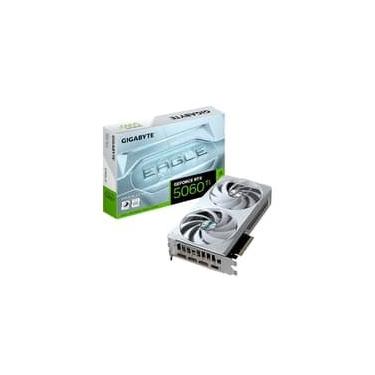 Imagem de Placa de Vídeo RTX 5060 Ti EAGLEOC ICE 16G Gigabyte NVIDIA GeForce, 16GB GDDR7, 128bits, RGB, DLSS, Ray Tracing - GV-N506TEAGLEOC ICE-16GD