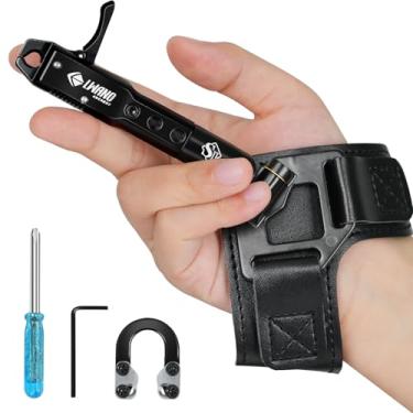 Imagem de Ruirgo Auxiliares de liberação de arco compostos para tiro com arco, gatilho de 360° ajustável, auxiliares de liberação de pulseira para adultos, jovens, crianças, acessórios de caça e tiro