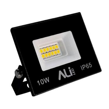 Imagem de Refletor Led FITE 10W 6500K (Branco Frio) IP65 800L Bivolt ALI-1RF001 