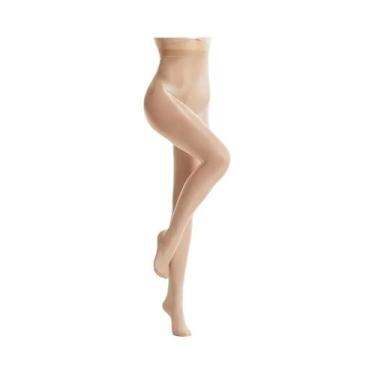 Imagem de Meia-calça Feminina plus Size 70D, Alta Elasticidade, Brilhante, Com A