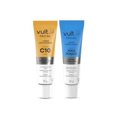Imagem de Vult Combo Sérum Facial Preenchedor 30g + Creme Antioxidante Vitamina C 10% 30g