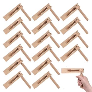 Imagem de HILAZA 18 Pack Matracas Mexicanas Noise Makers, Handheld Wooden Mexican Party Ratchet Noisemakers for Soccer Sporting Events, Fiesta, Graduation, Religious Festivals and Cinco de Mayo Celebrations