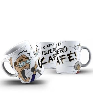 Imagem de Caneca Xícara Cerâmica 325ml Presente Meme Eu Quero Café - ocamelo
