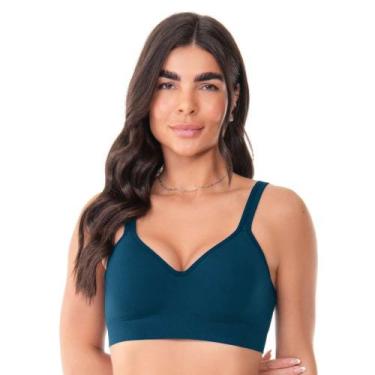 Imagem de Sutiã Comfort Duplo Alças Largas Reguláveis com Bojo sem Costura Anoit