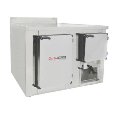 Imagem de Balcão Encosto Refrigerado em Inox 1,5m Gastromixx, 220V