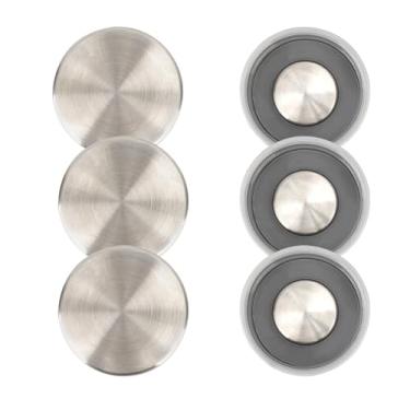 Imagem de Luxfuel Garrafas de água de vidro de aço inoxidável para Epica/Zukro/Brieftons/Sursip tampas de substituição de garrafas de suco de vidro de 510 g, à prova de vazamento, conjunto de 6