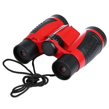 Imagem de YIJU Binóculos telescópico para exploração e caça, brinquedo de ampliação, Vermelho