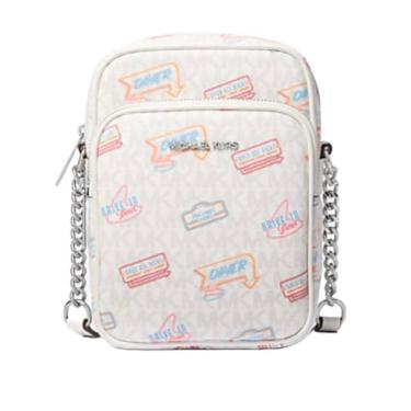 Imagem de Bolsa transversal com logotipo exclusivo em tamanho médio por Michael Kors