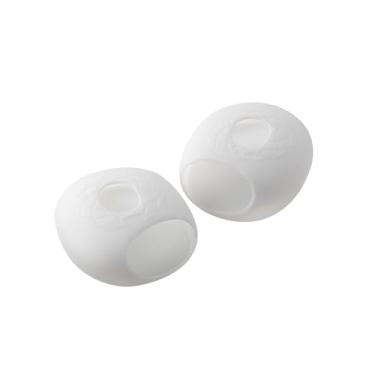 Imagem de AZLA SednaEarfit para AirPods 4 – Capas de silicone antiderrapantes para AirPods 4 – Capas de aderência alternativa de gancho de orelha com textura Fibonacci – Ajuste seguro e compatível com capa (3