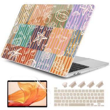 Imagem de DONGKE Compatível com MacBook Pro 13 polegadas 2024 2023-2020 versão A2338 M2/M1 A2251 A2289 com tela retina e Touch ID, capa rígida de plástico, capa de teclado e película de tela - humor italiano