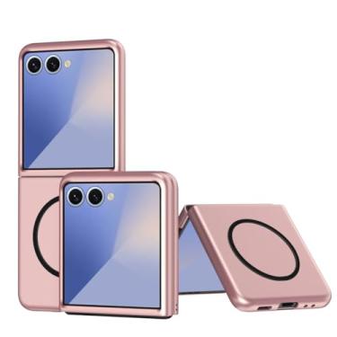 Imagem de Capa protetora magnética fina e fosca para Galaxy Z Flip6 (para Galaxy Z Flip6/rosa)