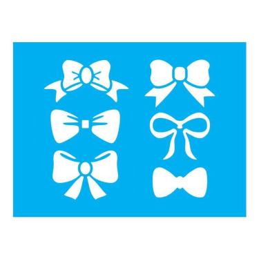 Imagem de Stencil Tamako Laços - 15X20Cm - Ref A3204