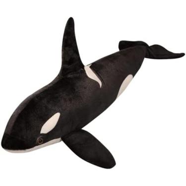 Imagem de Brinquedo de pelúcia de pelúcia Orca Pangcangshu, travesseiro macio de