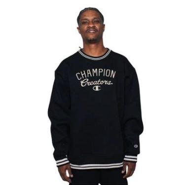 Imagem de Blusa Moletom Champion Pes Car Ret Creator Off White-Masculino