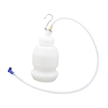 Imagem de QccHieUs Frasco de sangria de freio com gancho para pendurar, kit de sangria de fluido de freio, freios automáticos, ferramenta de troca de óleo para carros,