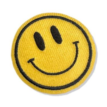 Imagem de V0048-001 Carinha Sorrindo Patch Bordado 6,8×6,8cm (A- ermo adesivo ou costura.)