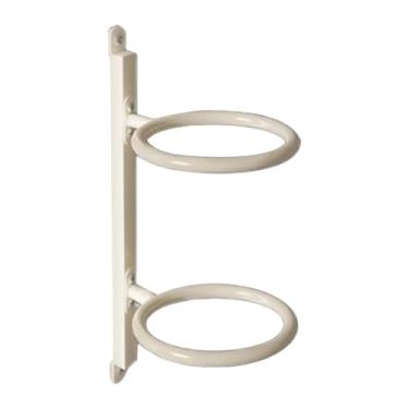 Imagem de Generic Suporte de bola de basquete para parede, organizador, prateleira para armazenamento de presentes, suporte de futebol para festa escolar, garagem para, Branco
