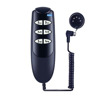 Imagem de ZWP Substituição de controle remoto manual pendente para Drive Medical Delta Ultra-Light 1000 camas hospitalares semielétricas (15033 e 15235) 15030HC-G, 6 botões de 5 pinos