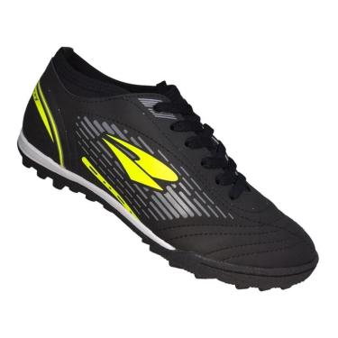 Imagem de Chuteira Society Dray Ref. 466 Masculina - Preto/Verde Limão-Masculino