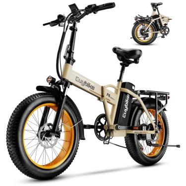 Imagem de Bicicleta Elétrica Dobrável bluebiko F6B com Motor Brushless 750W (Pico 1000W), Bateria Removível 48V 20Ah, Freios a Disco Duplos e Sistema