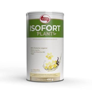 Imagem de Isofort plant proteína vegetal sabor baunilha 450g vitafor