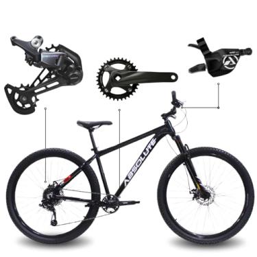 Imagem de Bicicleta Aro 29 Absolute Nero 5 Deore Shimano 12V Freio Hidráulico Quadro Alumínio MTB (Preto, 19)