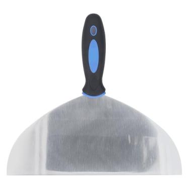 Imagem de WALFRONT Raspador de Massa de Aço Inoxidável, Acabamento de Espelho, Raspador de Tinta Com Alça Confortável Pp Tpr para Papel de Parede, Decalques de Pintura, Reparo de (10 polegadas)