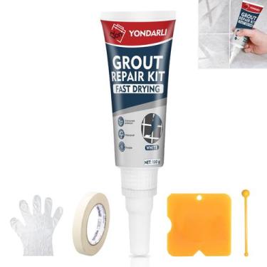 Imagem de Grout Paint Kallteren Tile Grout Cleaner Sealer, 2 peças, preto