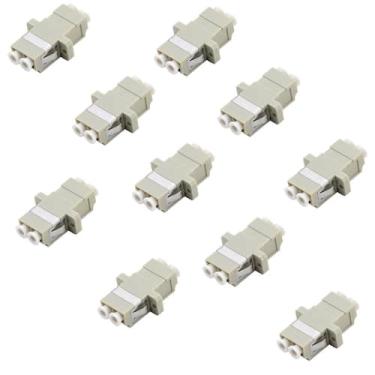 Imagem de Adaptador de fibra óptica YIENFBEV LC para LC Duplex monomodo, pacote 