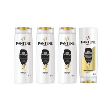 Imagem de Kit Pantene Hidro Cauterização 3 Shampoo 400Ml+ 1 Cond 400Ml