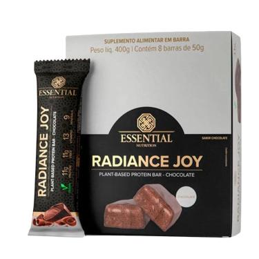 Imagem de Barrinha Chocolate Radiance Joy Essential Nutrition  8 Uni D