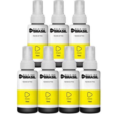 Imagem de Kit 7 Tintas Para Epson T664 L355 L365 L395 L455 L1300 L110 - Bulk Ink