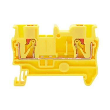 Imagem de Bloco De Terminais Sem Parafuso De 2.5mm 100PCS PT2.5 NS35 Para Trilho