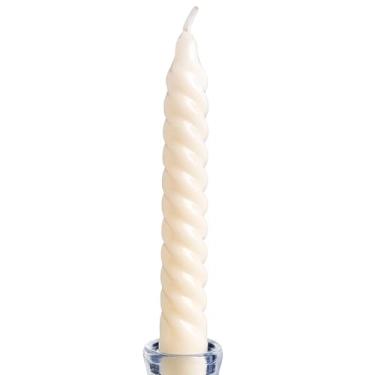 Imagem de Vela Castiçal Colorida Twist Verniz - Branco