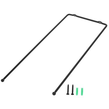 Imagem de Suporte de chapéu de cowboy montado na parede, cabide de ferro para chapéus de caubói elegante e organizador para exibição de parede para aba larga e chapéus Fedora