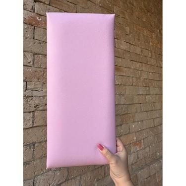 Imagem de Kit Cabeceira Modular Courino 45x20cm | Para Cama Box Solteiro, Casal, Queen e King (ROSA CLARO COURINO,15)