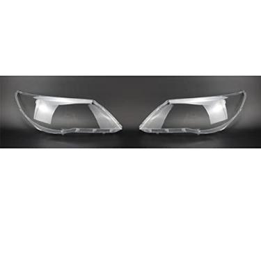 Imagem de Capas para lentes de faróis de carro for VW Tiguan 2009-2012 Car Headlight Cover Left Right Clear Light Transparent Headlamp Lamps