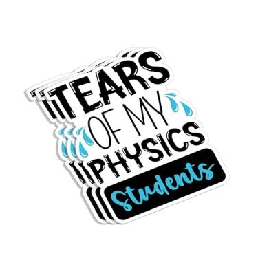 Imagem de (3 peças) Adesivo Tears of My Physics Students Funny Sarcástico Provérbios Humorísticos Vida Escolar Ensino Inspirador Decalque Vinil para Tumbler Laptop Kindle Garrafas de Água Tablet Livros Telefone